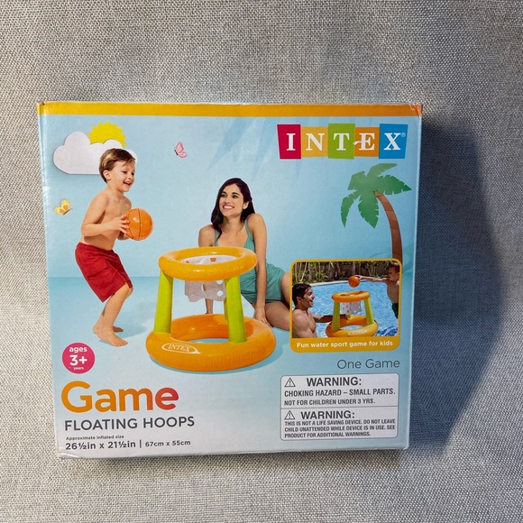 Index Swimming Pool Basketball Hoop Inflatable New - Picture 2 of 3